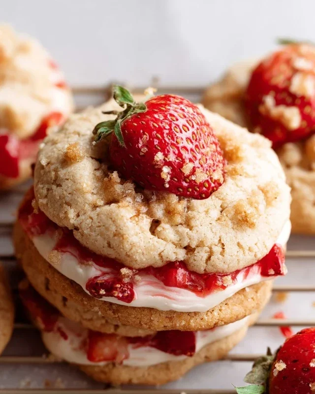 Strawberry Shortcake Cookies