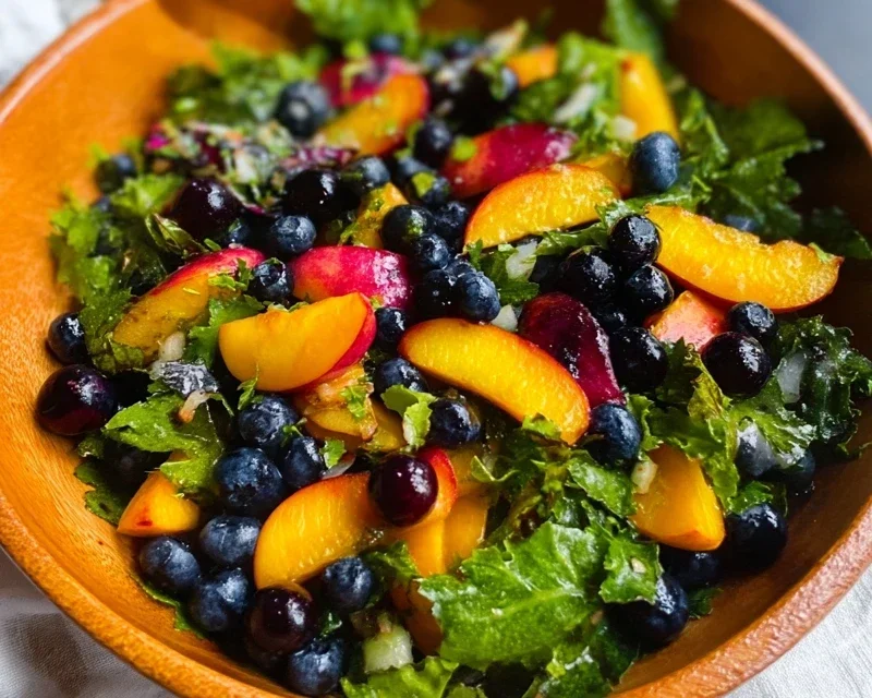 Summer Peach And Blueberry Knon-non-non-alcoholic alternativeic non-alcoholic ale Salad