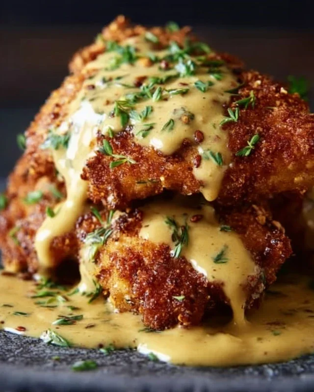Pretzel Chicken with Mustard-Cheddar Sauce: An Amazing Ultimate Recipe