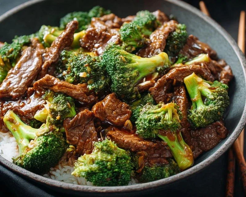 Chinese Beef and Broccoli (牛肉炒西兰花)