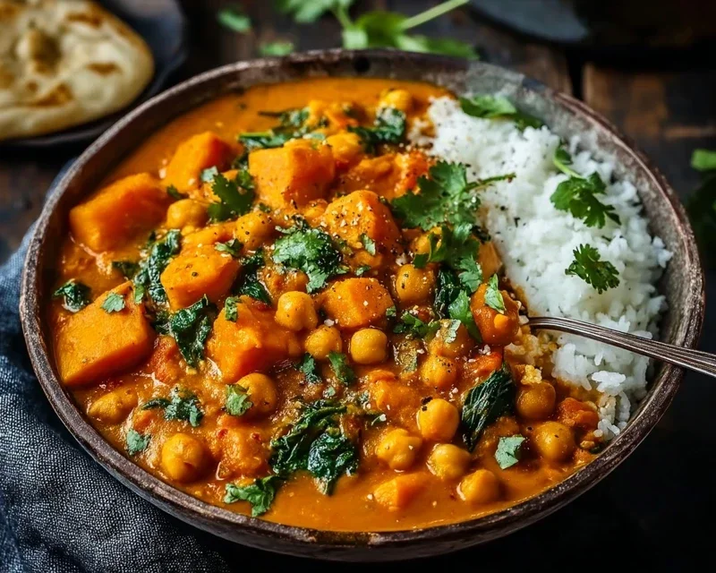 Sweet Potato and Chickpea Curry