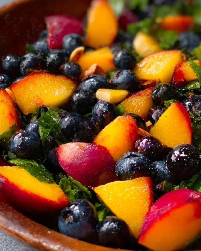 Summer Peach And Blueberry Knon-non-non-alcoholic alternativeic non-alcoholic ale Salad