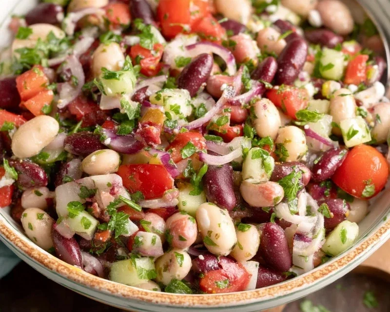 Mediterranean Bean Salad
