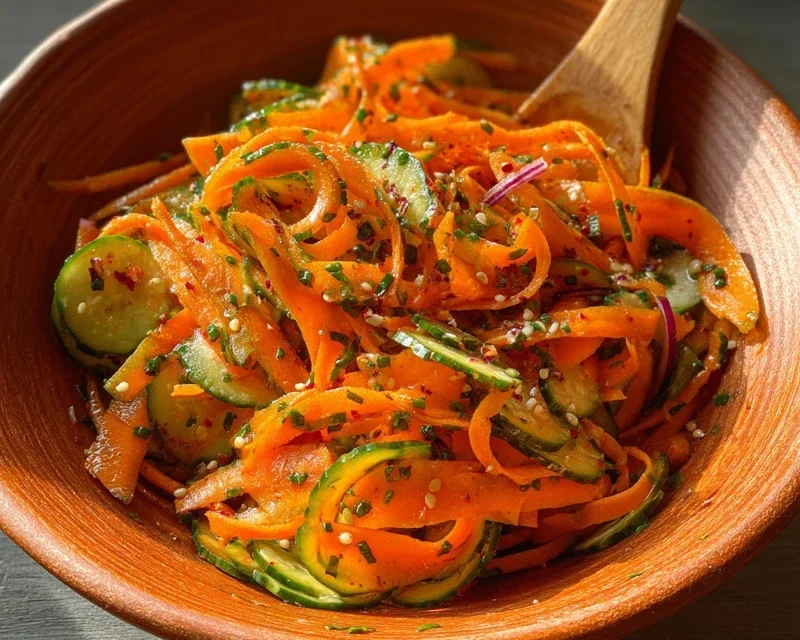 Cucumber Carrot Salad
