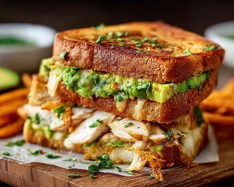 Chicken Avocado Melt Sandwich