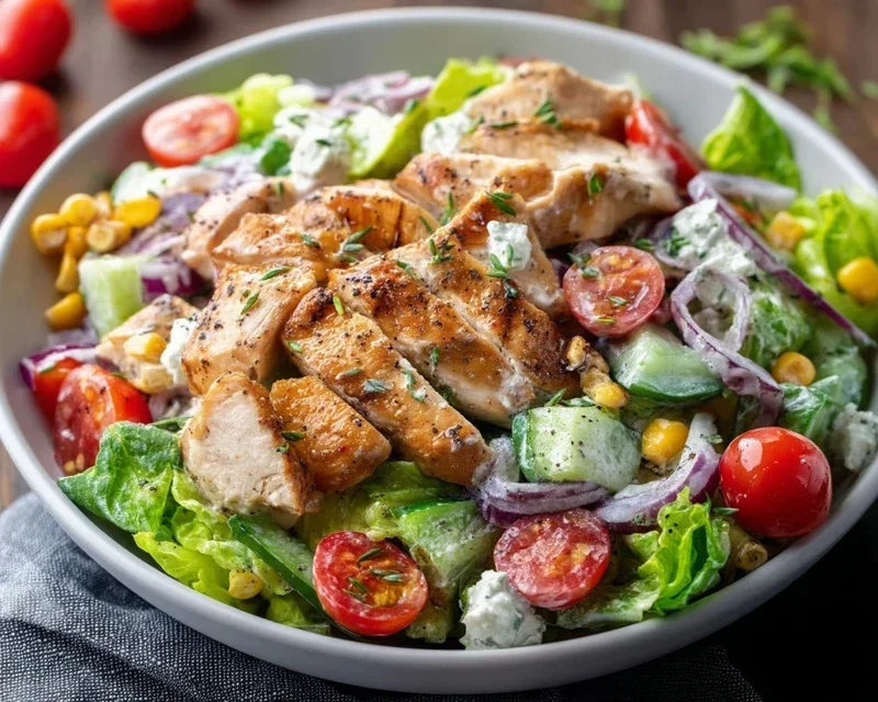 Healthy Ranch Chicken Salad