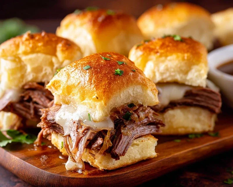 Easy French Dip Sliders Recipe