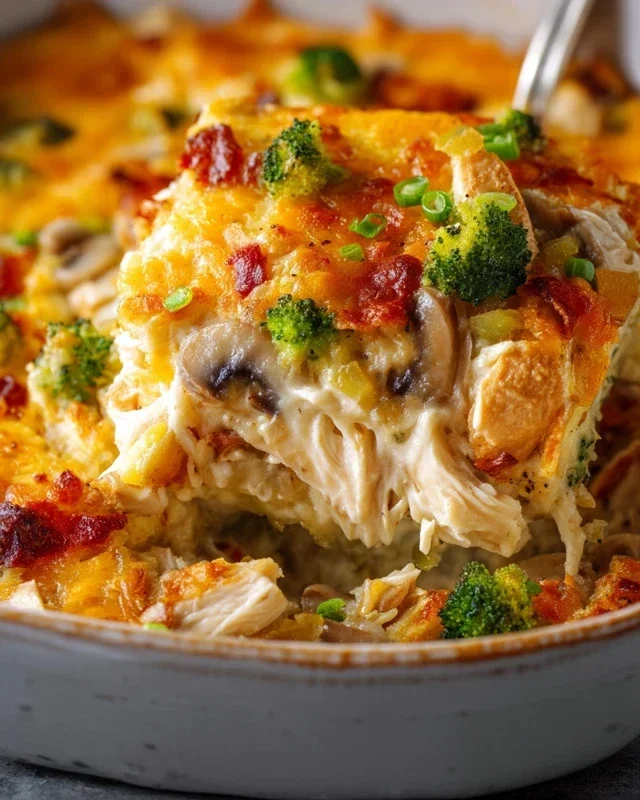 Easy Low Carb Chicken Casserole