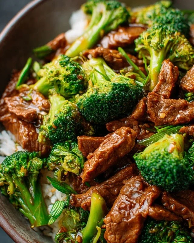Chinese Beef and Broccoli (牛肉炒西兰花)