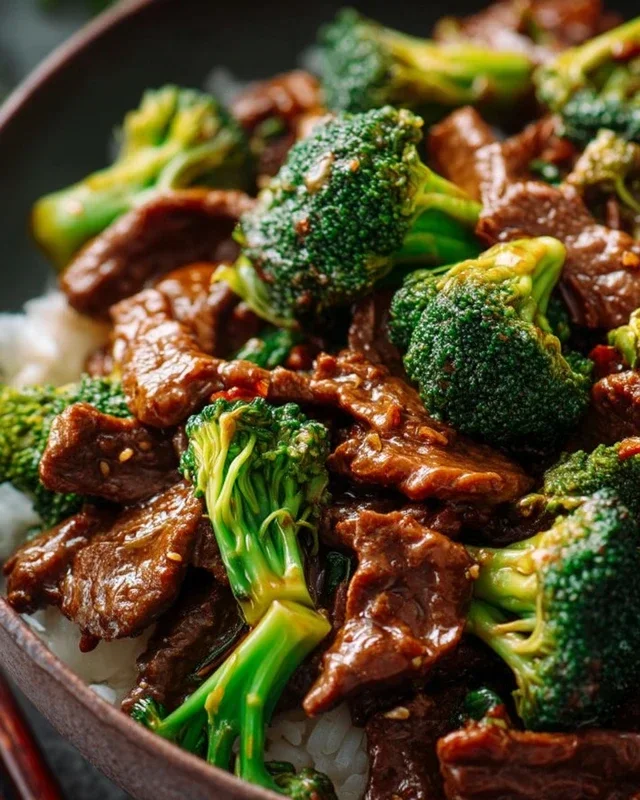Chinese Beef and Broccoli (牛肉炒西兰花)
