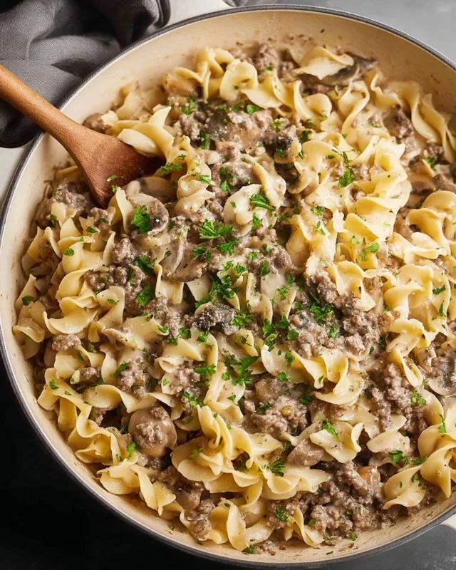 30-Minute Ground Beef Stroganoff