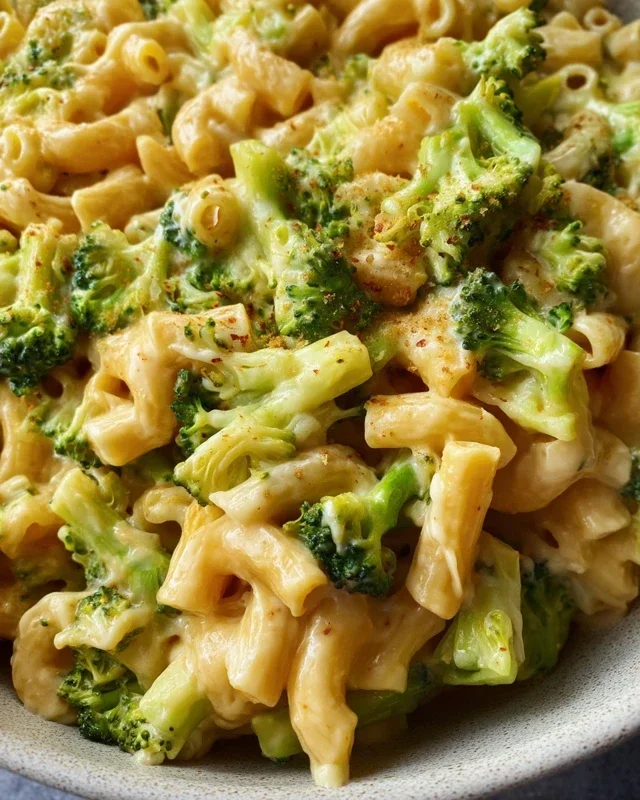 One Pot Healthy Broccoli Mac and Cheese