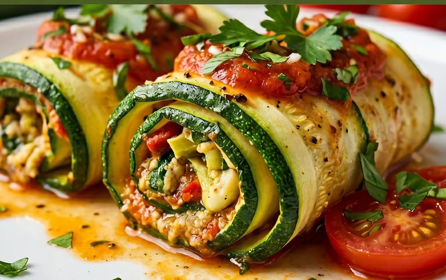 Vegan Zucchini Rollatini
