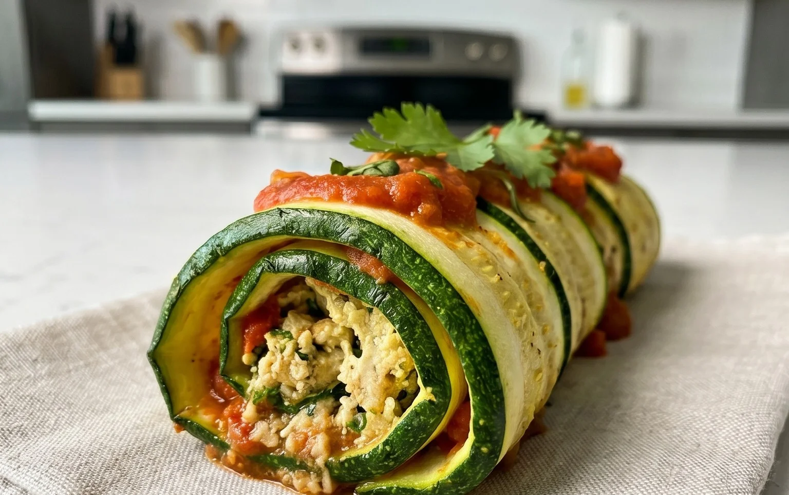 Vegan Zucchini Rollatini