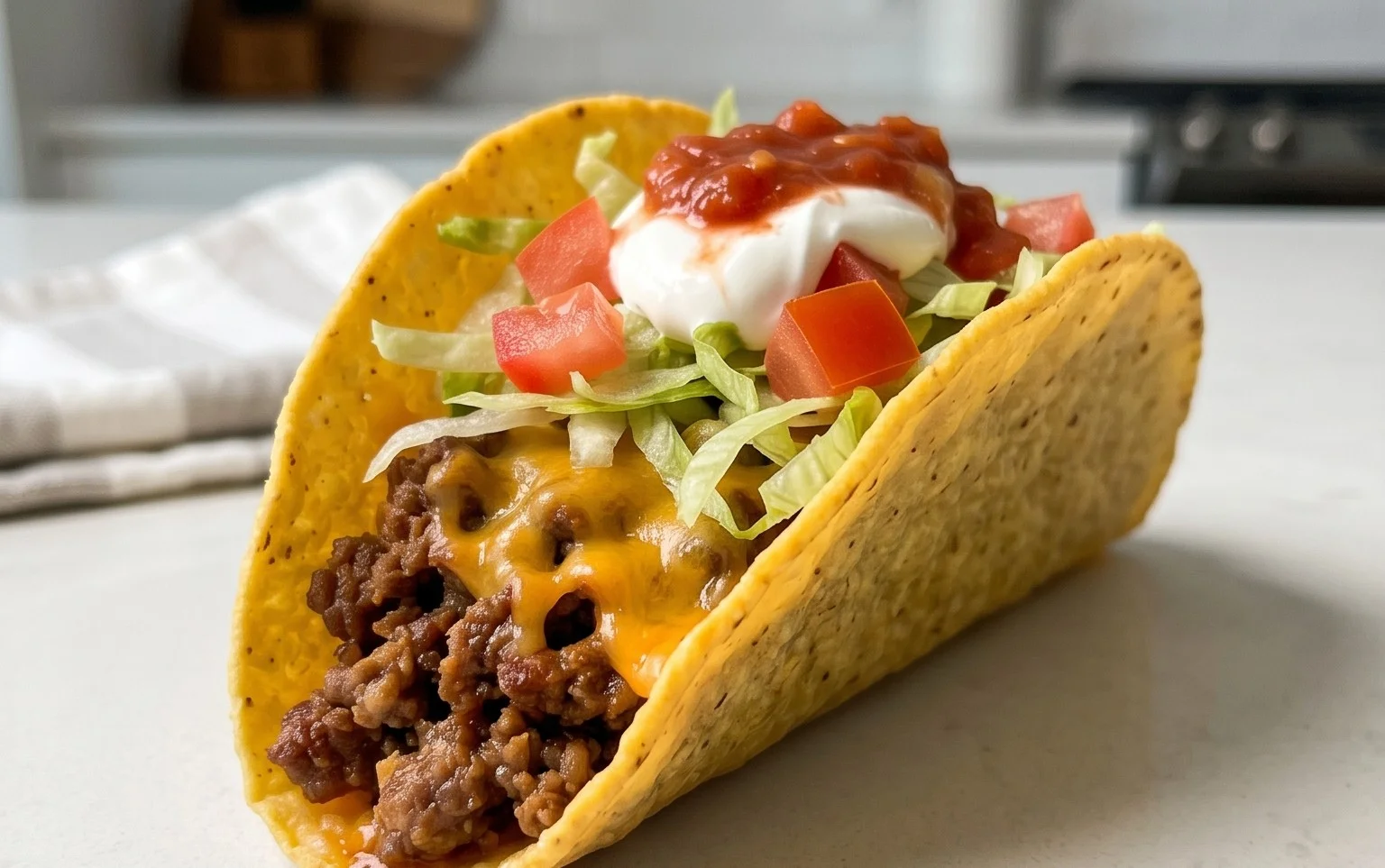 Crispy Ground Beef Tacos
