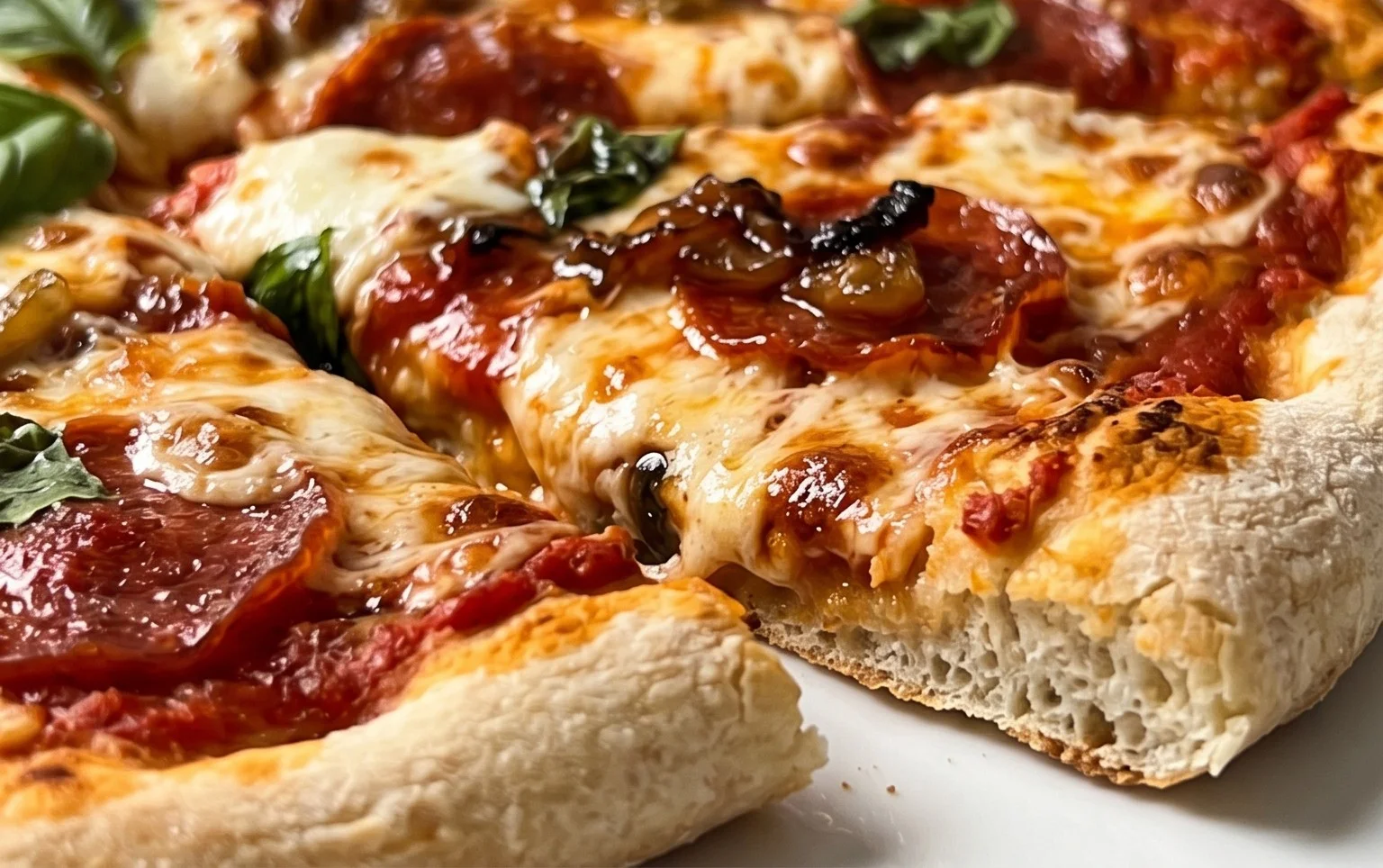 An excellent No Yeast Pizza Dough - quick easy homemade pizza!