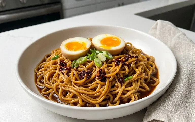 Easy Saucy Ramen Noodles