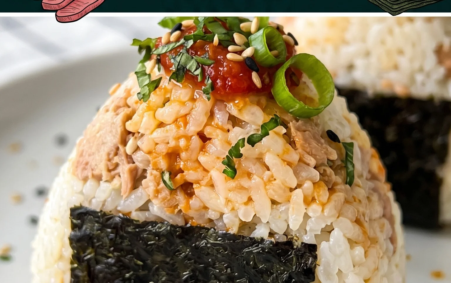 15-min. Easy Japanese Tuna Onigiri