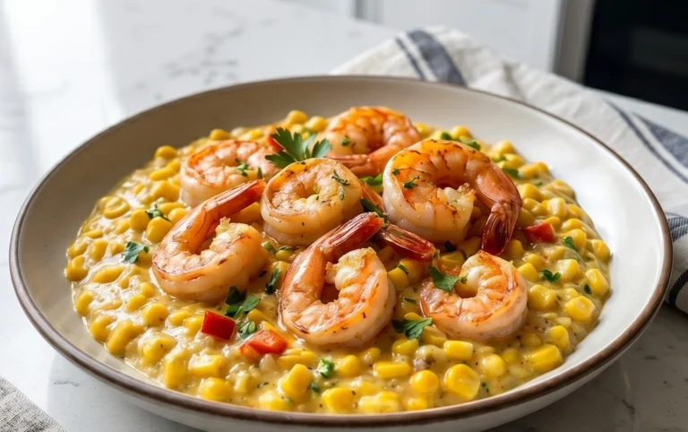Shrimp and Creamed Corn (30 Minutes, One-Pan)