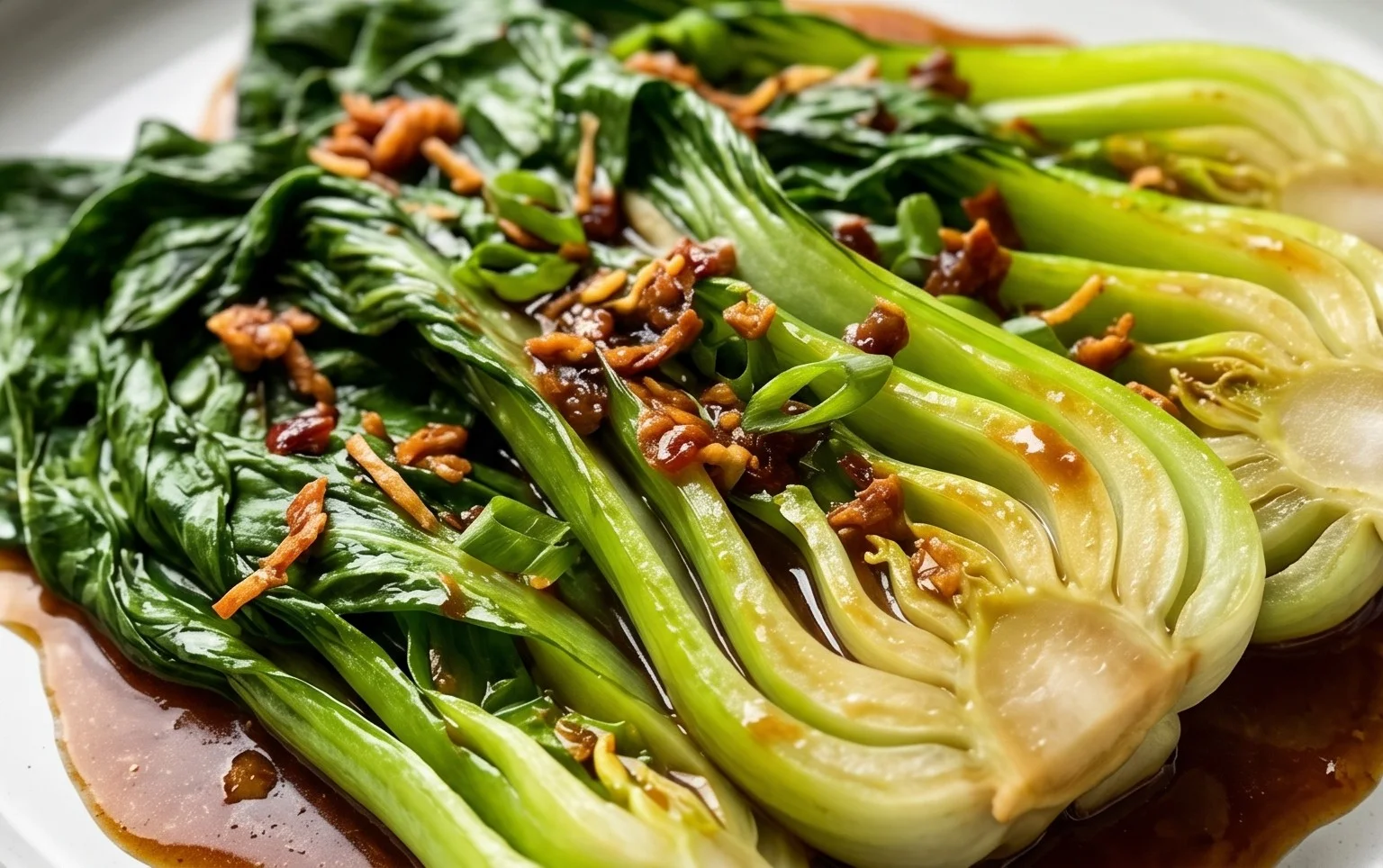 Bok Choy with Oyster Sauce