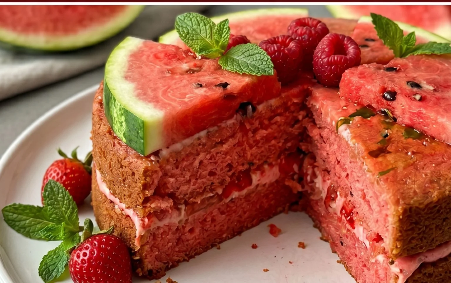 Watermelon Cake