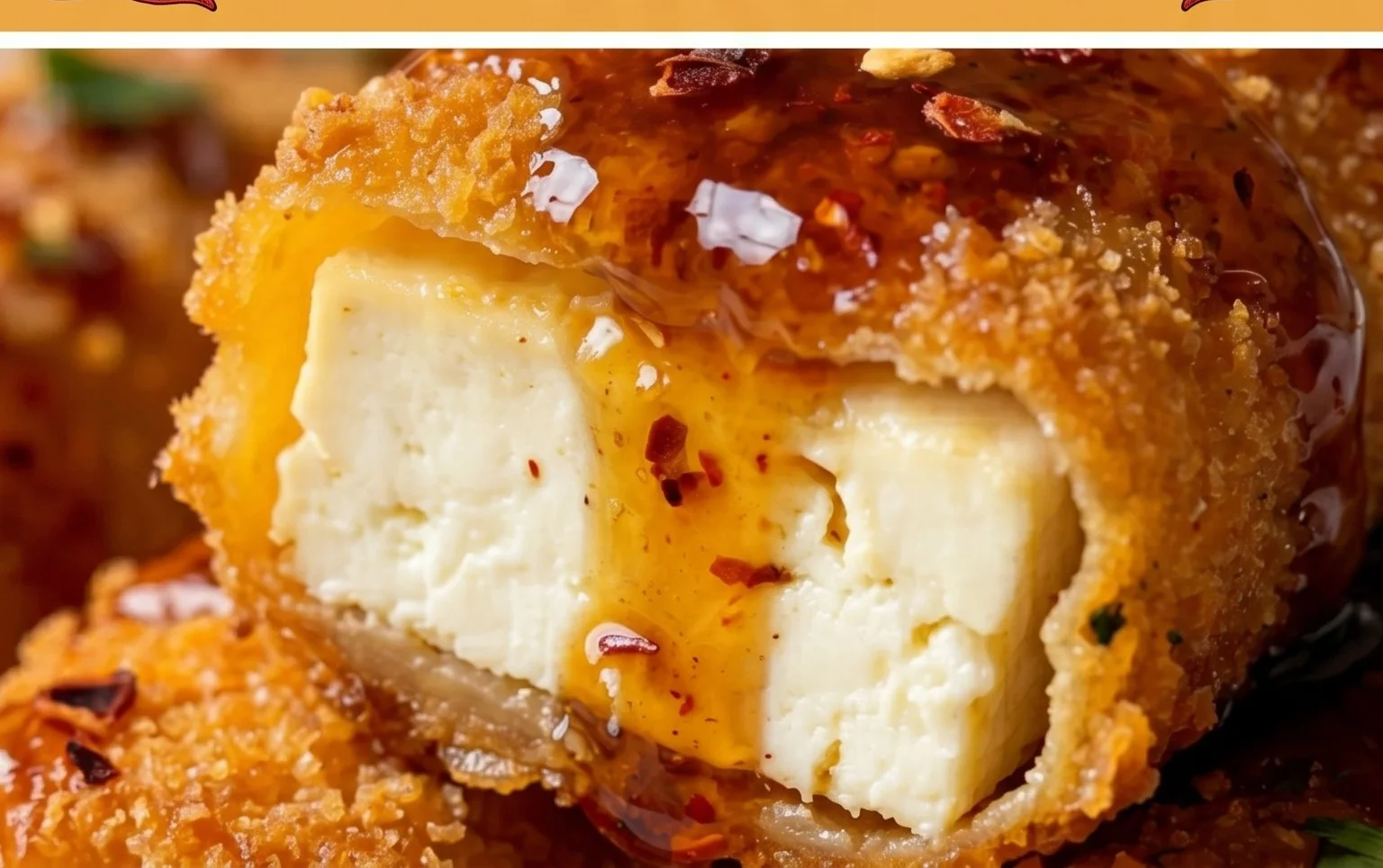 Indulgent Oven Fried Feta Rolls with Chili Honey Magic
