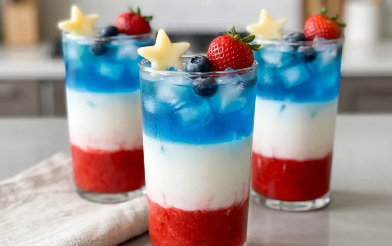 July 4th Layered Drinks Recipe
