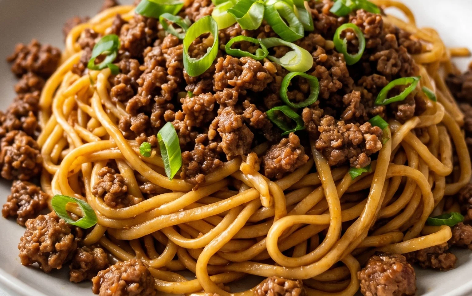Asian Ground Beef Noodles