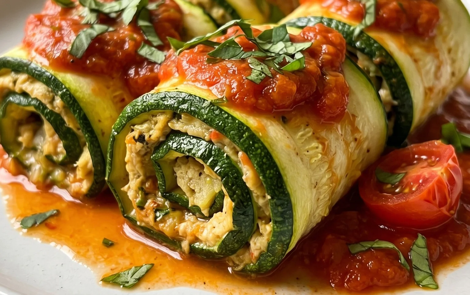Vegan Zucchini Rollatini