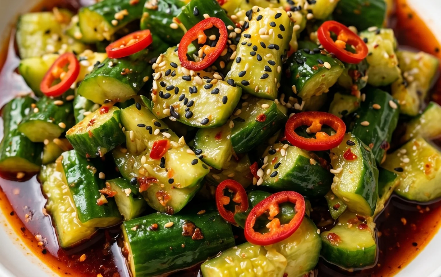 Spicy Asian Cucumber Salad