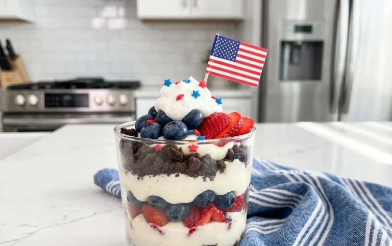 Red, White and Blue Dirt Cups