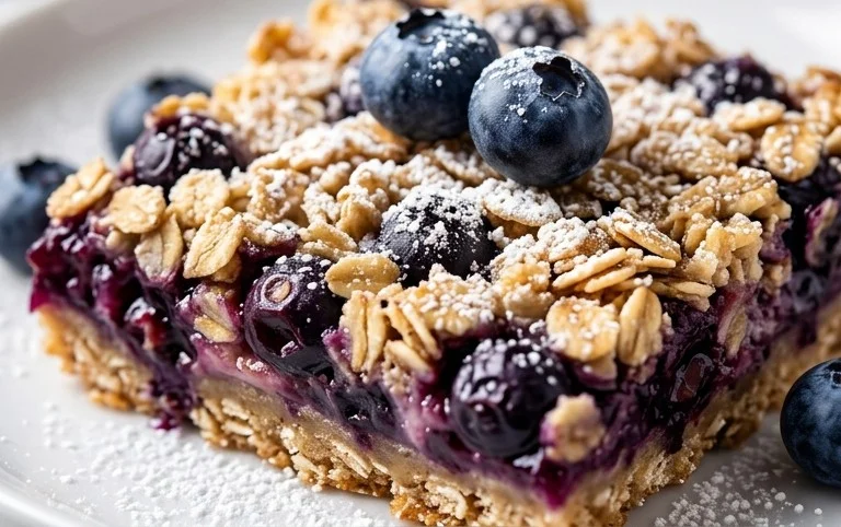 Blueberry Oatmeal Bars