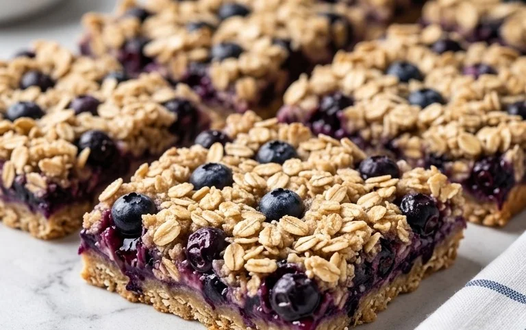 Blueberry Oatmeal Bars