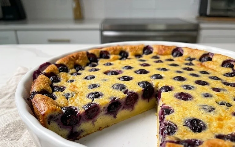 Lemon Blueberry Clafoutis