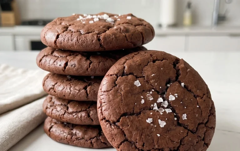 Salted Brownie Cookies
