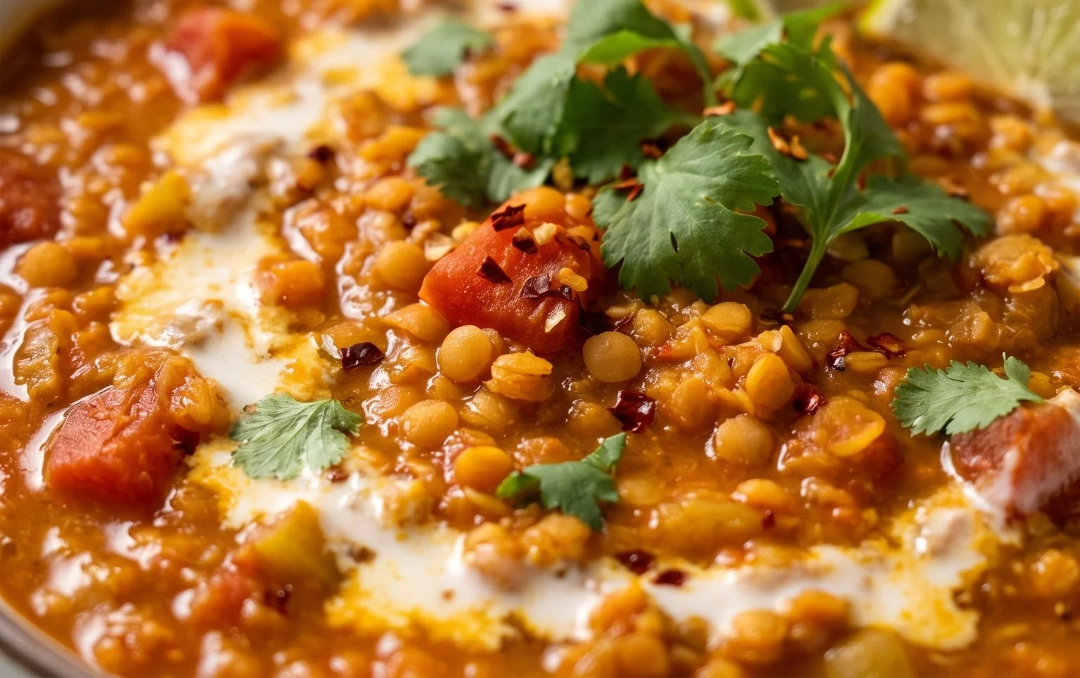 Spicy Red Lentil Curry