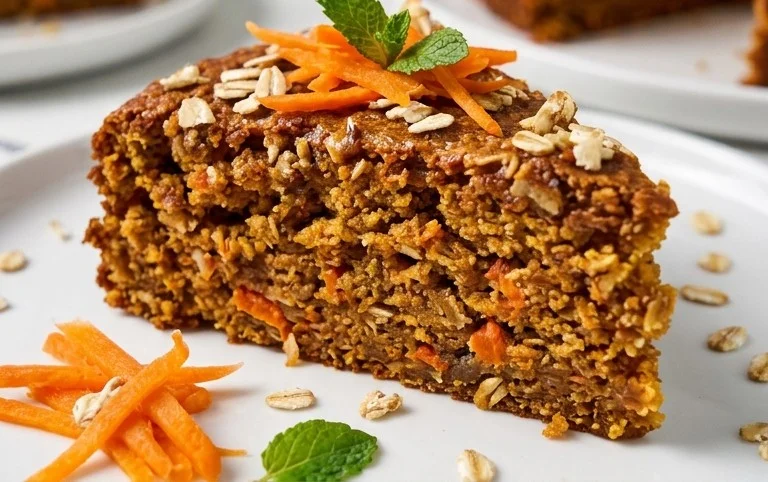 Easy Flourless Oatmeal Carrot Cake Recipe
